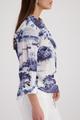 Bluse mit Landschaftsdruck