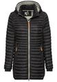 Steppjacke aus recyceltem Polyamid Schwarz 46