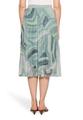 Plisseerock 42 Figurumspielend - Mint/Green