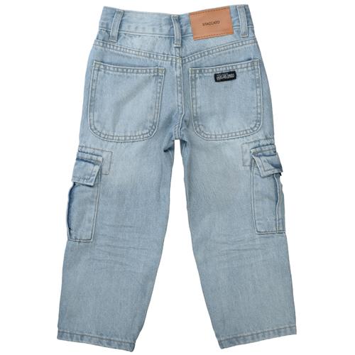 Kn.-Cargojeans 98 - Light Blue Denim