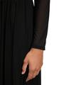Maxikleid 38 Leicht tailliert - Schwarz