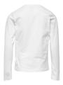 KOGTENNA REG L/S TEXT TOP BOX JRS 158/164 Normal geschnitten - Bright White