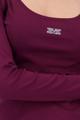 Langarmshirt mit Strass 42 - Bordeaux