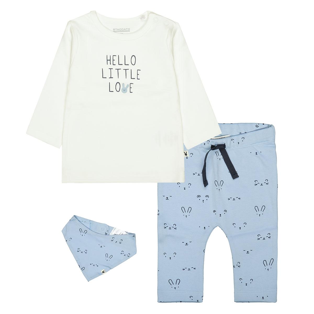 ORGANIC COTTON Geschenkset LITTLE LOVE 56 bequem - Sky?+offw.