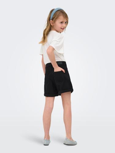 KOGVEGA REG MOM SHORTS DNM BJBOX NOOS 140 Normal geschnitten - Washed Black