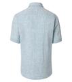 Leinenhemd 3XL Casual Fit Short - Aqua Bis Petrol