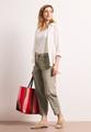 Barrel Leg Hose aus Twill-Ware 42/28 - Safari Beige