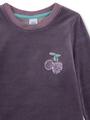 Schlafanzug lang 092 - Purple Sage