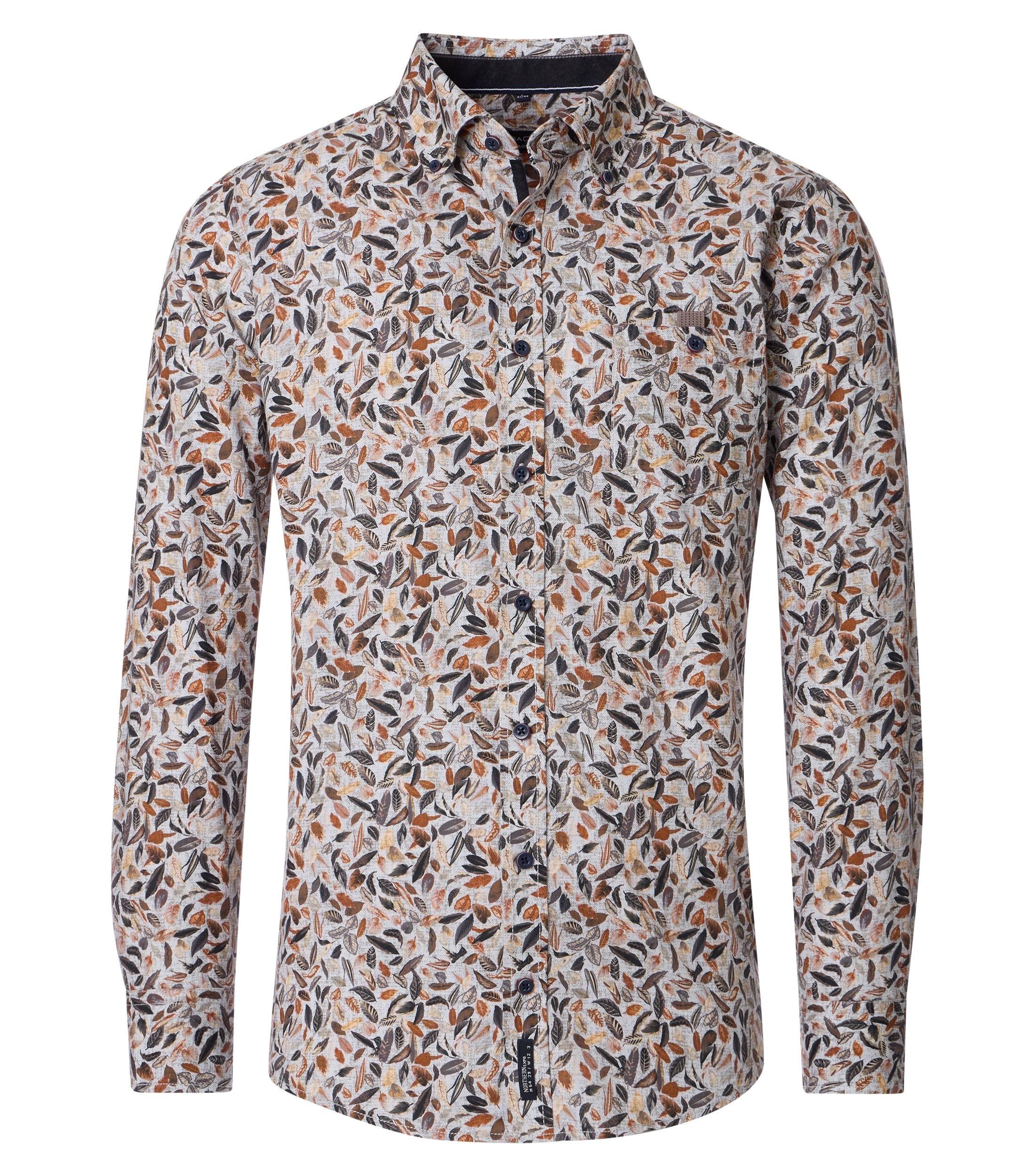 Freizeithemd L Casual Fit - Braun