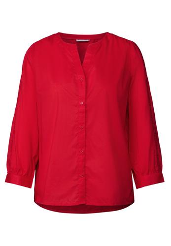 Bluse mit Tapedetails 36 - Glory Red