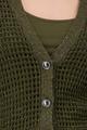 Strickjacke mit Ajour-Struktur