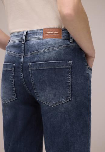 High Waist Wide Leg Jeans im Loose Fit 31/7/8 Hosen - Dark Blue Wash