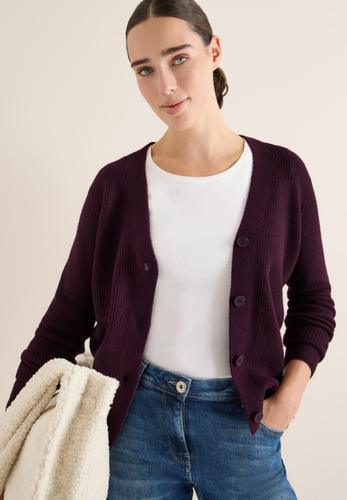 Cardigan mit Strukturdetail