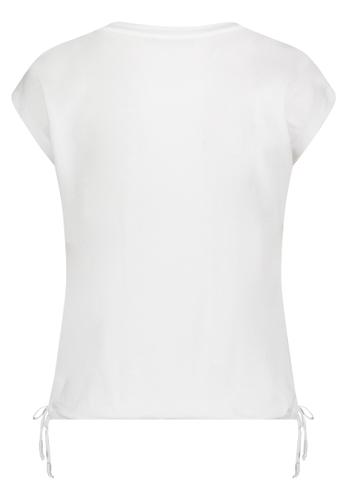 Baumwollshirt M Figurumspielend - White/yellow