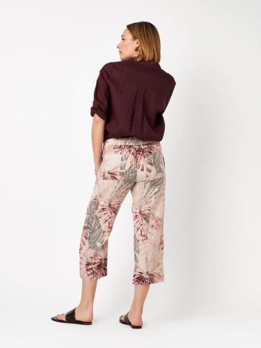 Pia Wide Leg 3/4 44 - Berry