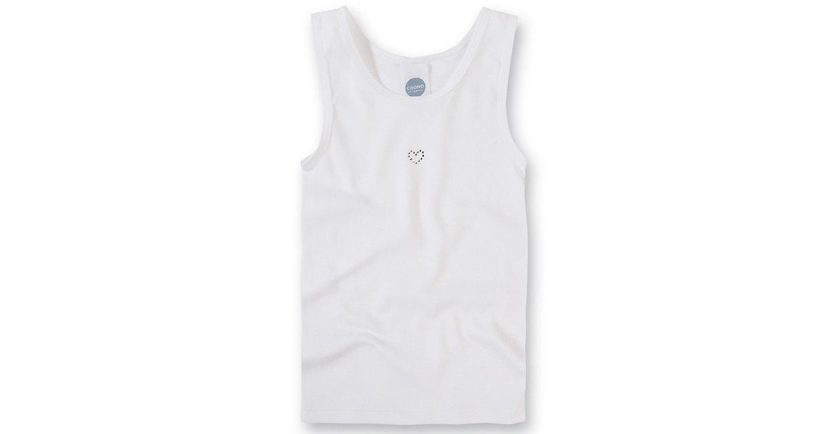 SANETTA Unterhemd Organic Cotton weiß Gr. 104 Mädchen Kleinkinder