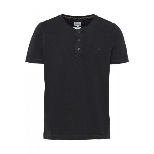 Henley Shirt mit kurzem Arm aus reiner Baumwolle EU Regular Fit - Ite 40