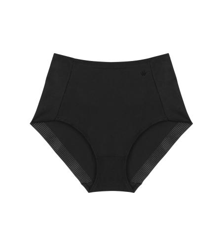 Becca Extra High + Cotton Panty 95 - Schwarz