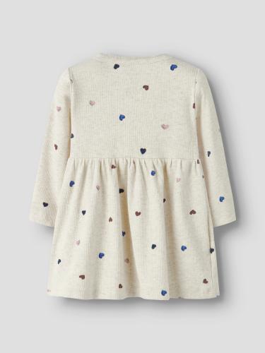 NBFNUTTI LS DRESS 74 Normal geschnitten - Peyote Melange