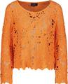 Strickpullover mit Cornelly-Häkelmuster