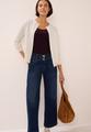 Strickjacke mit Knopfleiste L - Oat Milk Beige Melange