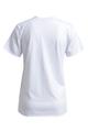 T-Shirt Slub with Print L - White
