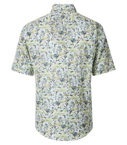 Freizeithemd Kurzarm XXL Casual Fit Short - Grün