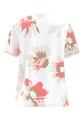 T-Shirt NOS mit Blütenprint 40 - Tangerine/affogato/ecru/cream