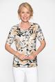 NOS Rdh.-Shirt, 1/2 Arm, Druck 40 - Sand Combo