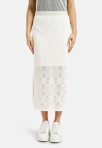 Crochet Skirt XS - Cream White