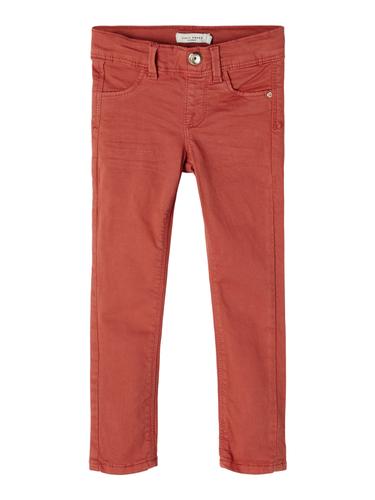 NMFPOLLY TWIATEXY LEGGING DN 92 Skinny Fit - Etruscan Red