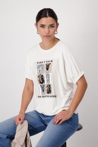 Safariprint Shirt 38 - Off-white