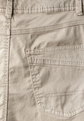 Hose im Casual Fit 34/7/8 Hosen - Jute Beige
