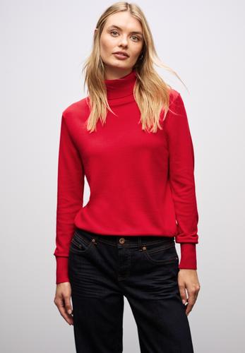 Rollkragenpullover 46 - Racing Red