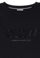 Shirt mit Wording L - Black