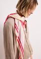 Tuch aus Modal mit Wording One size - Salsa Red