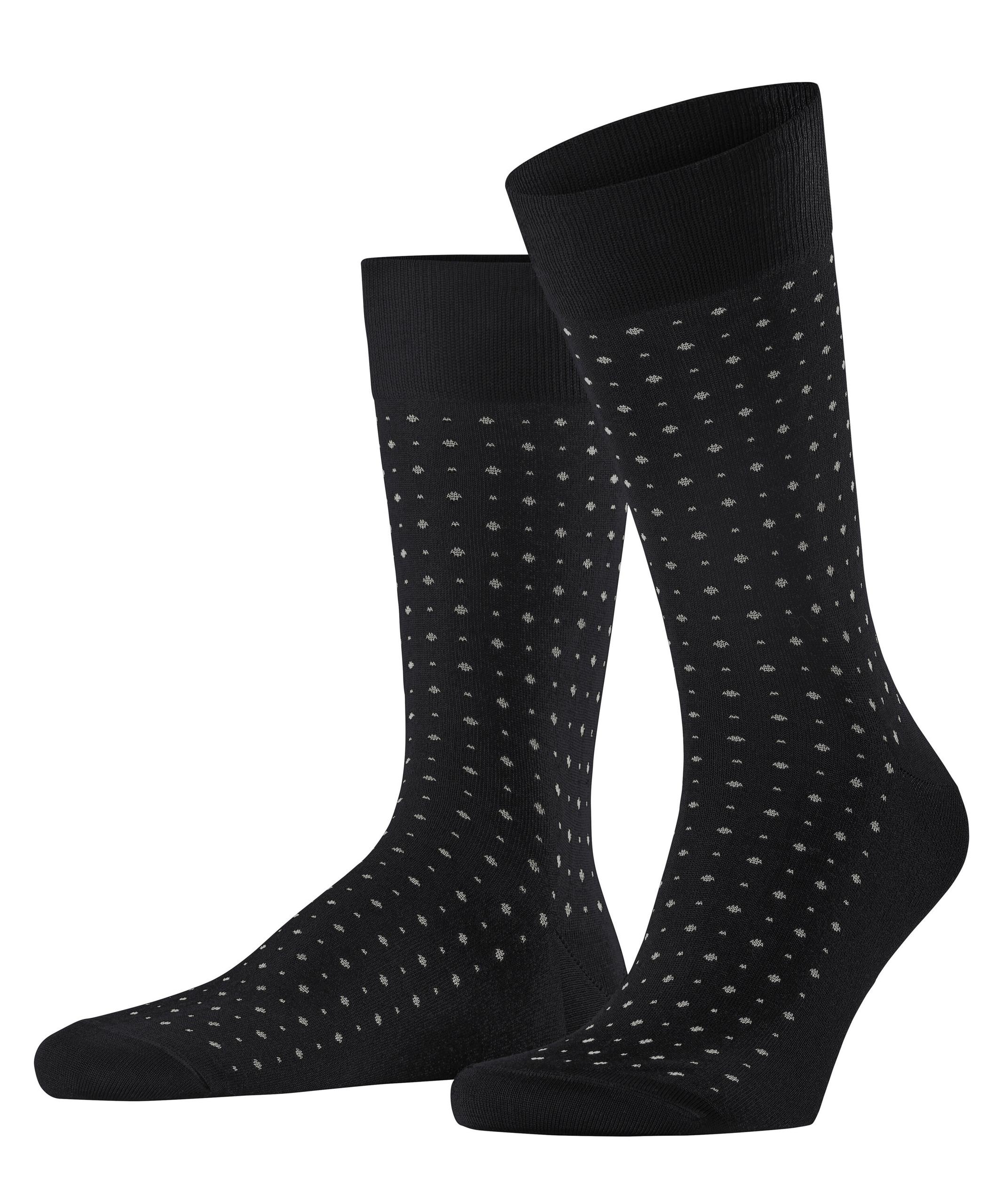 FALKE Polished Dot Herren 43-44 - Black