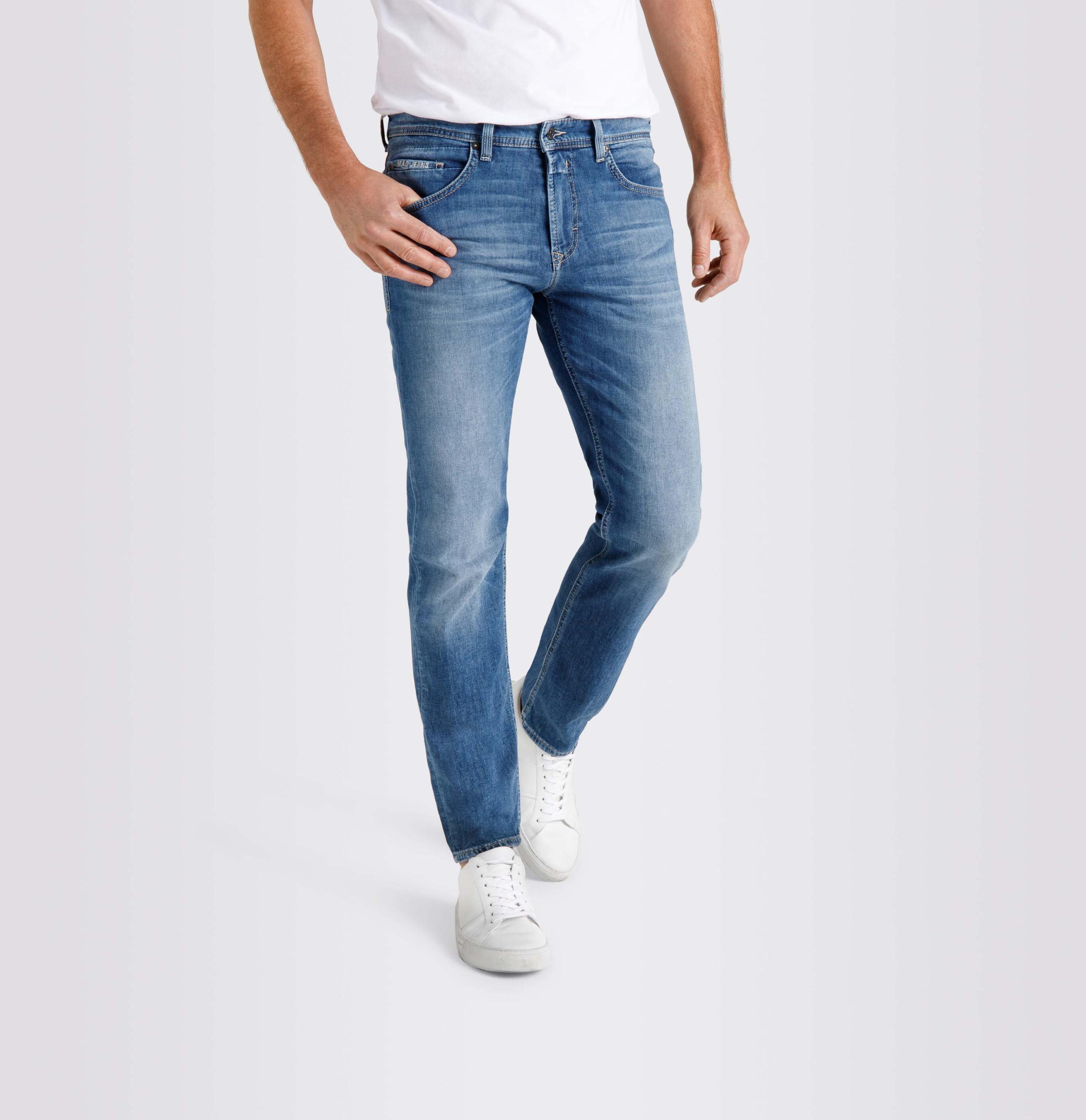 MAC JEANS - Ben, Summer Denim 34/34 - Blau
