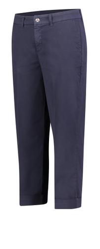 MAC JEANS - CULOTTE turn up, Fade out gabardine 44/OL - Blau