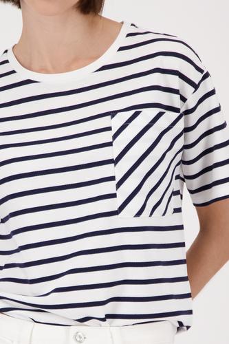 Gestreiftes T-Shirt 42 - Marine Ringel