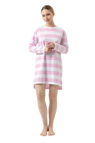 Nachthemd langarm XL - Soft Pink