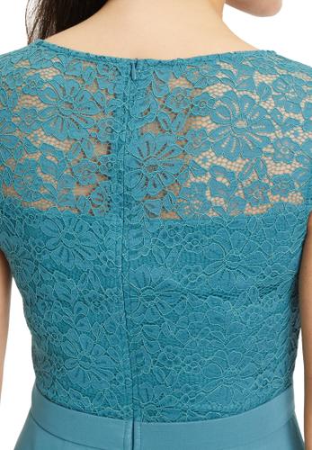 Cocktailkleid 40 Ausgestellt - Smoky Teal