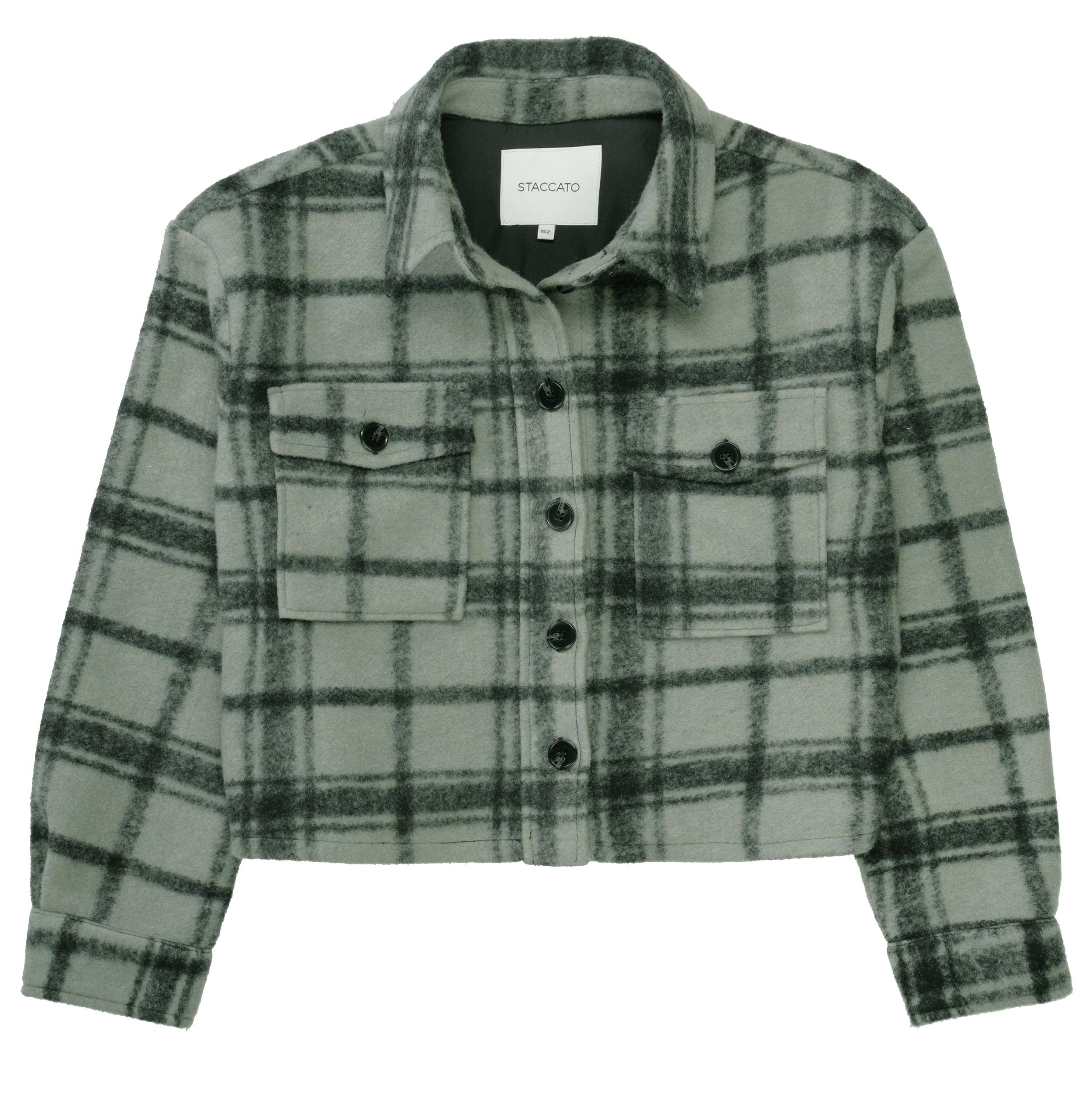 Md.-Overshirt 140 - Pastel Olive Karo