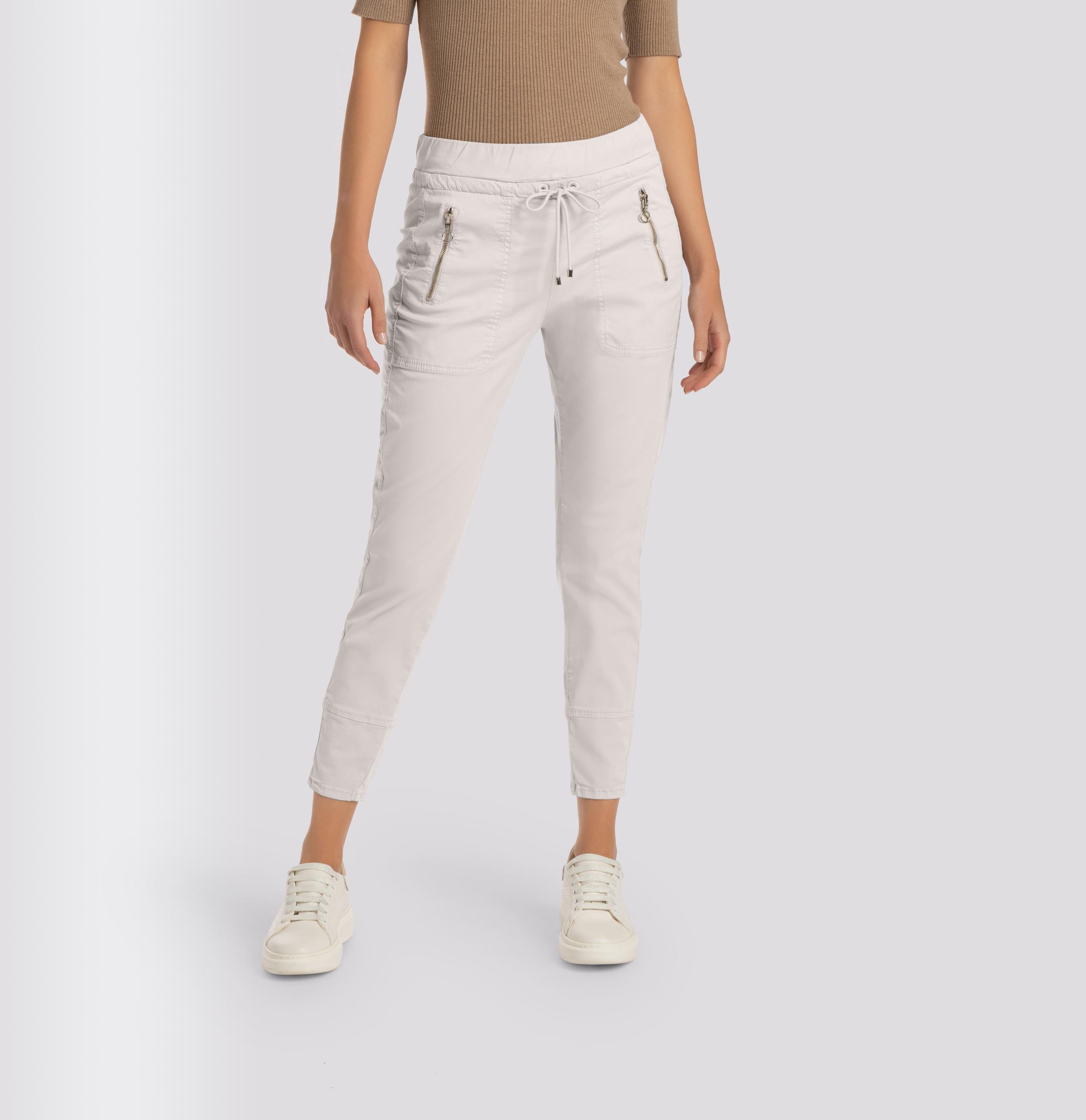 MAC JEANS - EASY active, Authentic stretch gabardine 42/OL - Beige