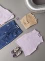 NMFRETULLE KNIT SLIPOVER 104 - Lavender Mist
