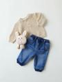 NBMBEN BAGGY R FLEECE JEANS 8251-AN N Blau 56