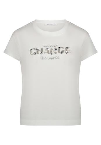 Casual-Shirt M Lässig - Patch White/Silver