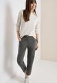 Mid Waist Slim Leg Hose im Casual Fit 28/7/8 Hosen - Clear Khaki