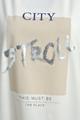 T-shirt Foil Print S - Cream White