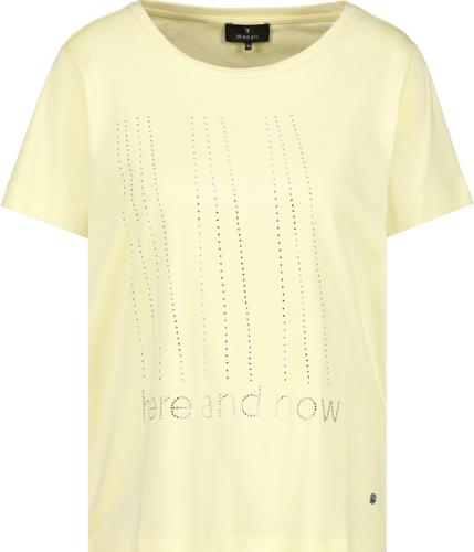 T-Shirt mit Strassschrift 36 - Mango Sorbet